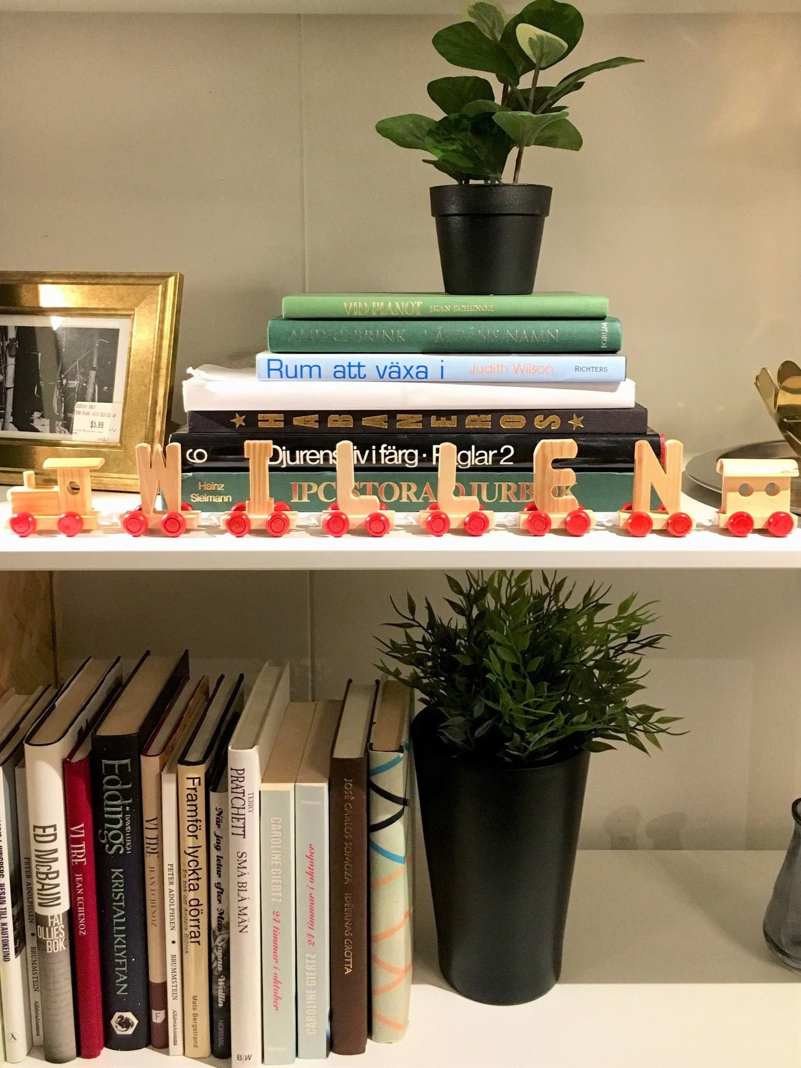 Personalized Letter Wooden Train