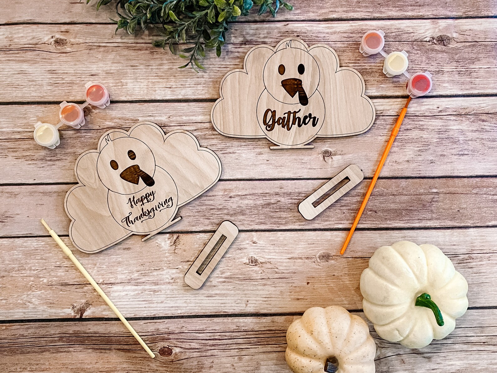 Personalized Thanksgiving Turkey Paint Kit -  Buy 2 Get 1 Free