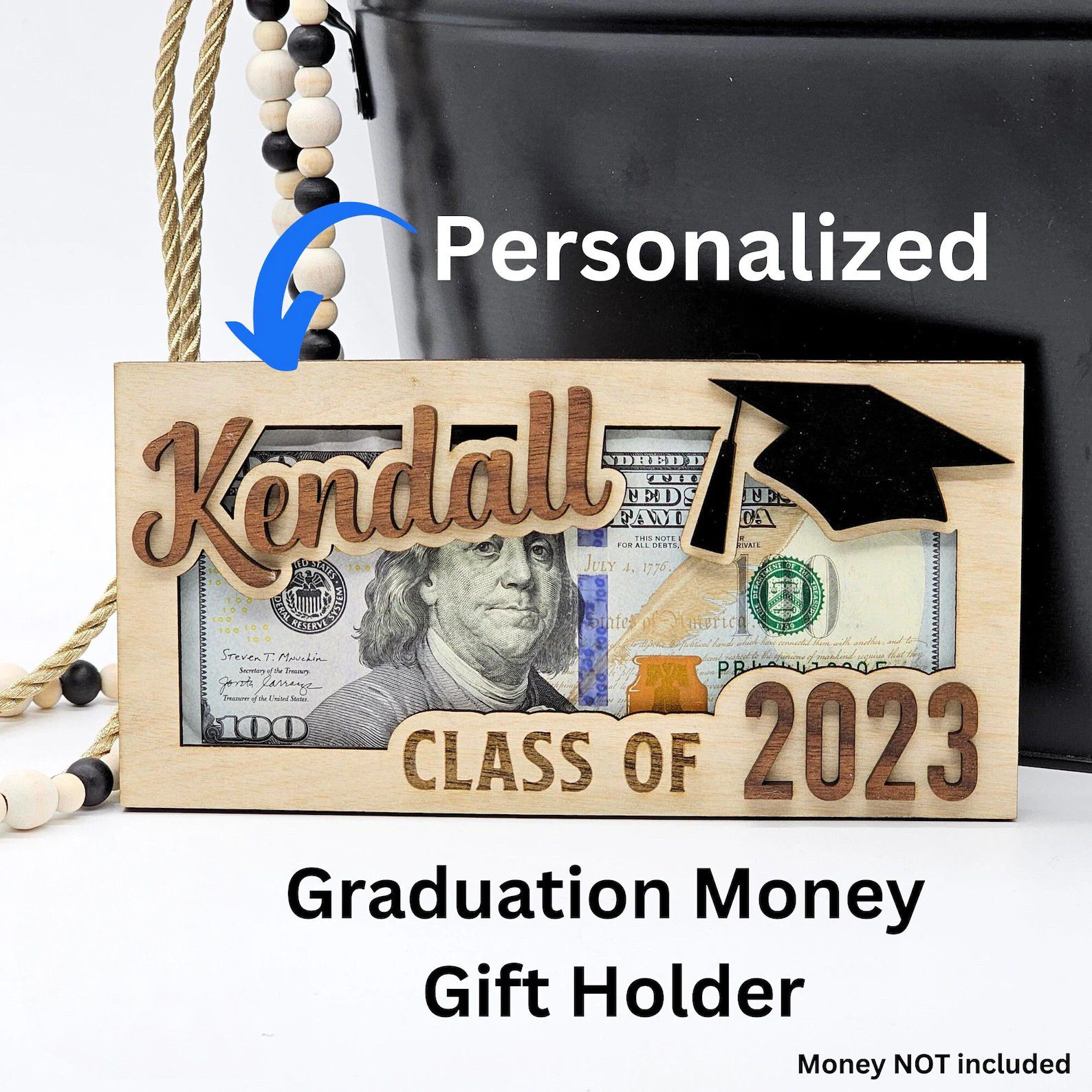 Personalized Graduation Money Gift Holder