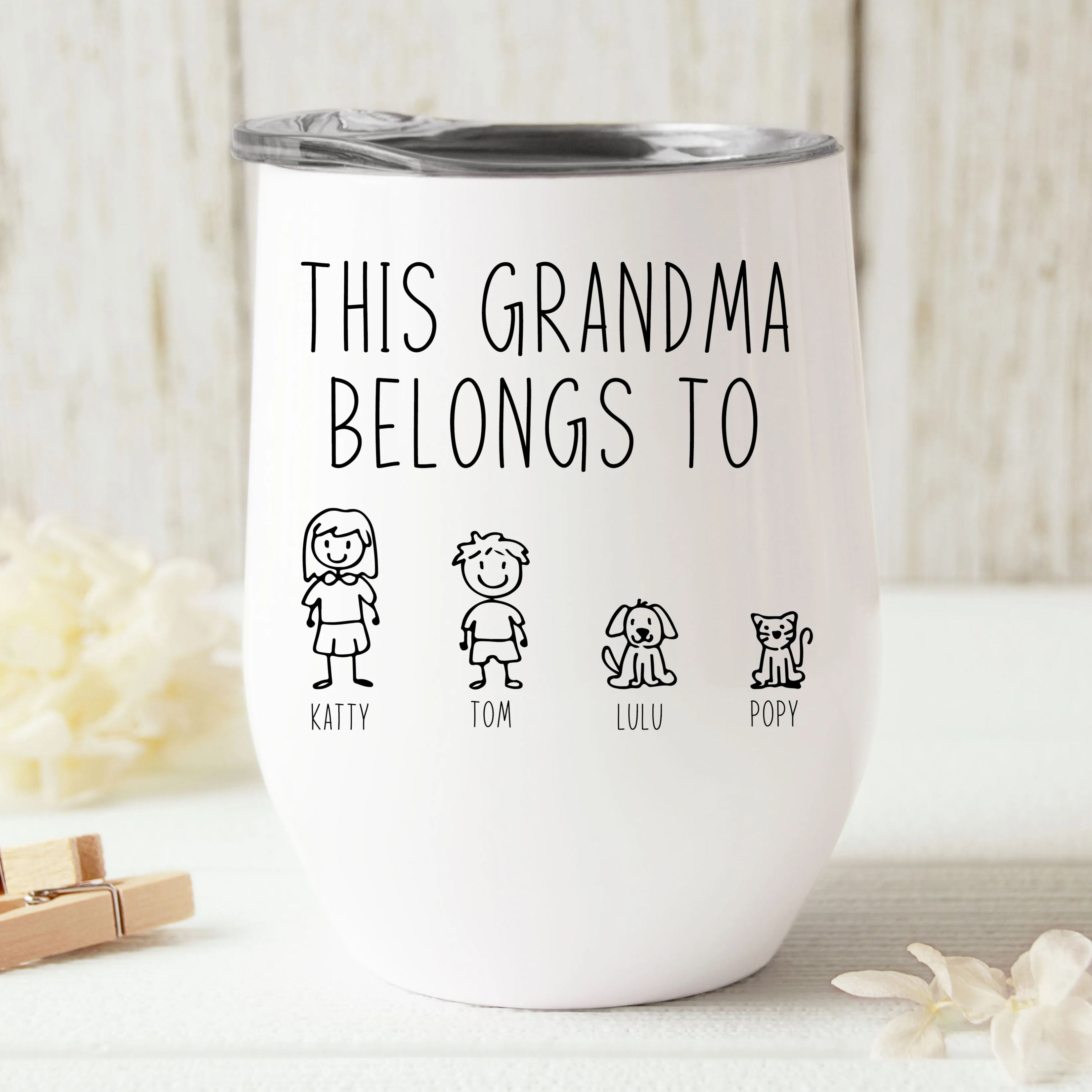 Grandpa Mug With Kids Names