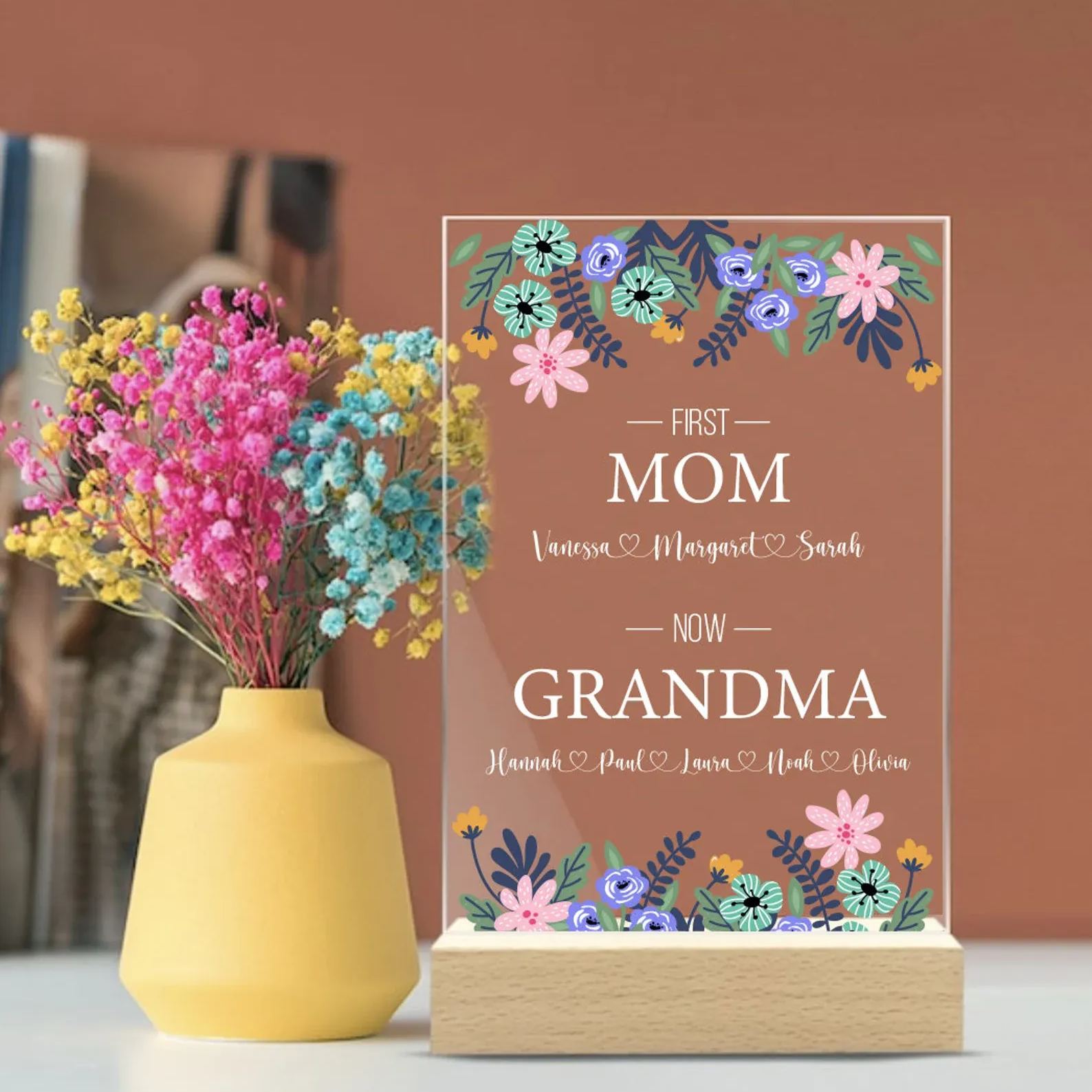 Personalized Mother's Day Gift Plaque