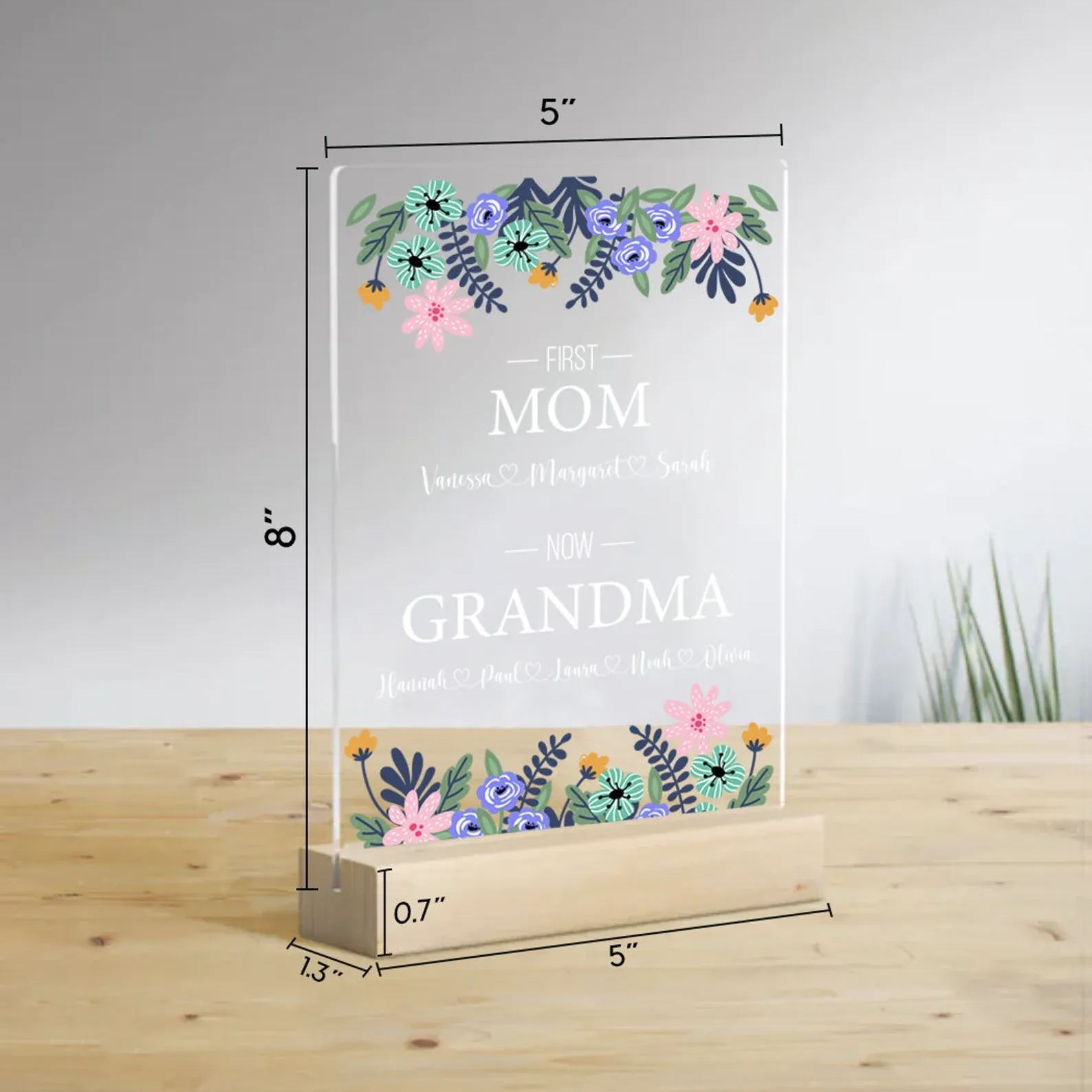 Personalized Mother's Day Gift Plaque