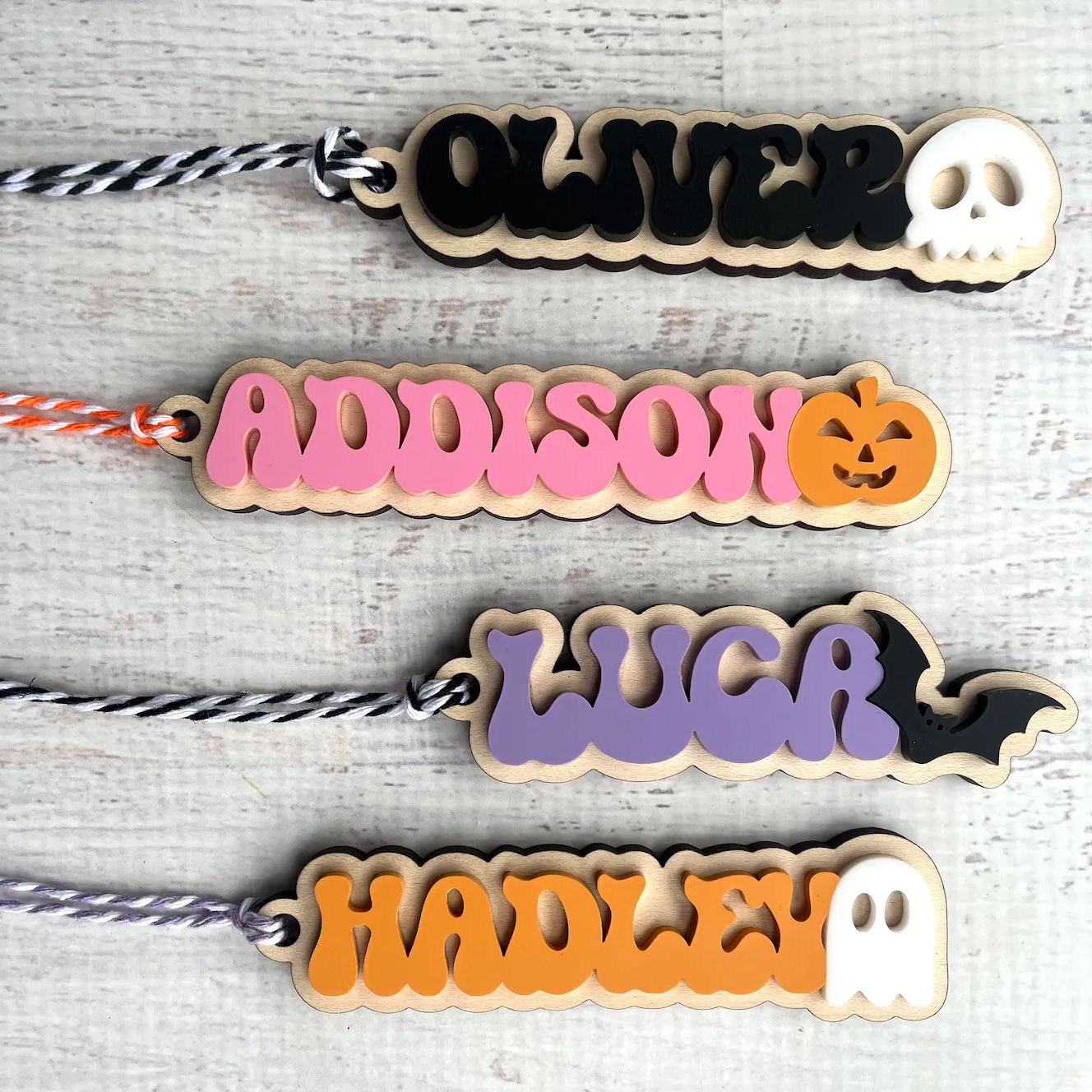 Personalized Halloween Name Tag