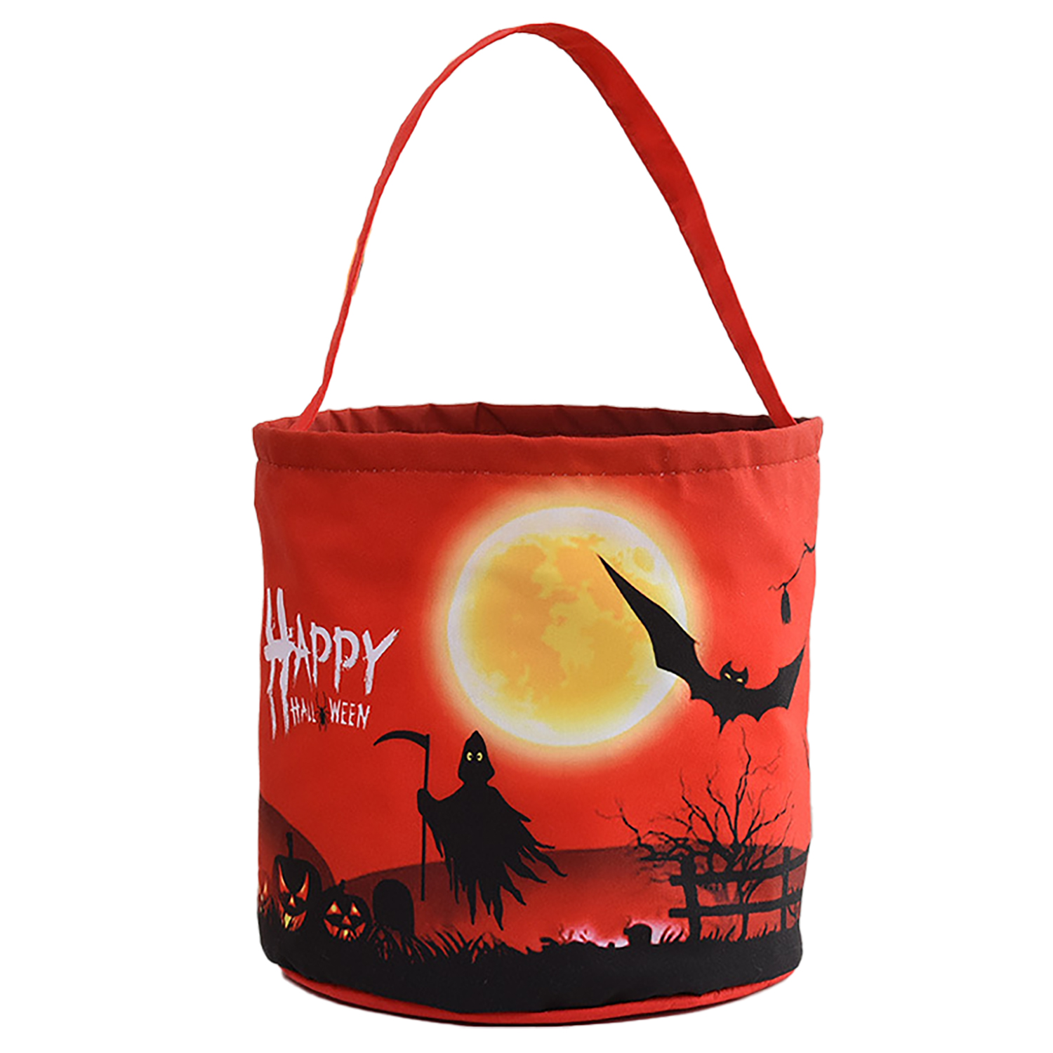 Personalized Halloween Bucket for Trick or Treat - LED Light Up