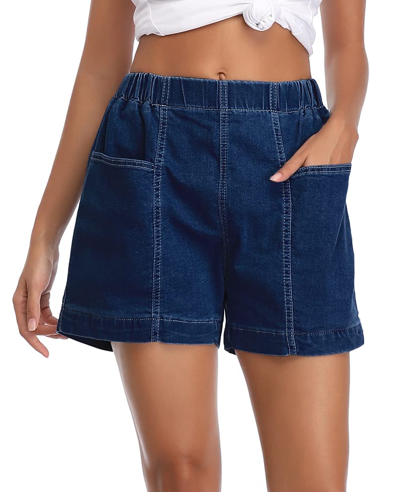 Fuinloth Women's Denim Shorts