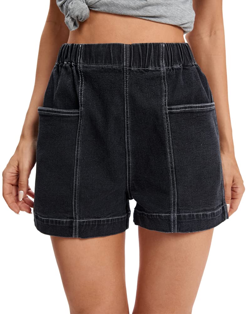 Fuinloth Women's Denim Shorts