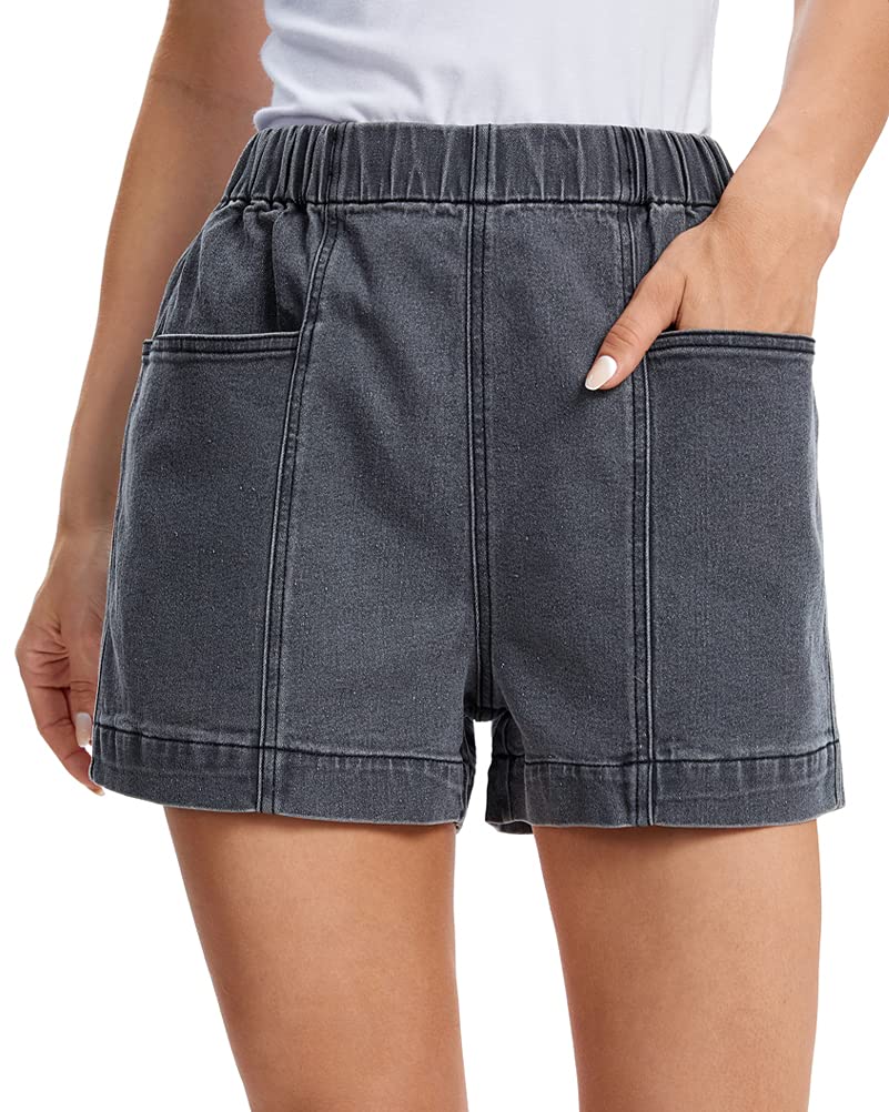 Fuinloth Women's Denim Shorts