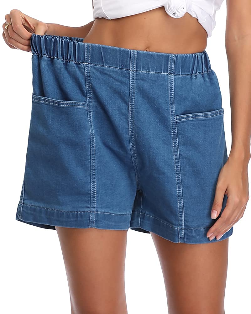 Fuinloth Women's Denim Shorts