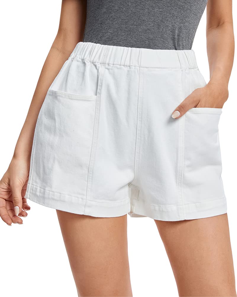 Fuinloth Women's Denim Shorts