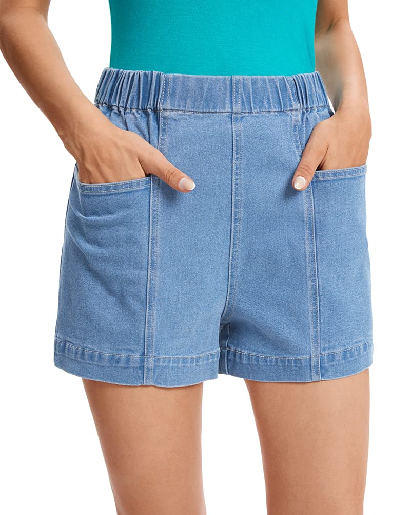 Fuinloth Women's Denim Shorts
