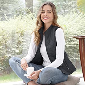 Fuinloth Women's Quilted Vest