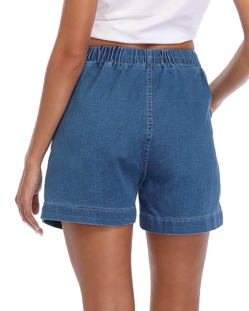 Fuinloth Women's Denim Shorts