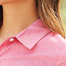 Fuinloth Women's Chambray Button Down Shirt