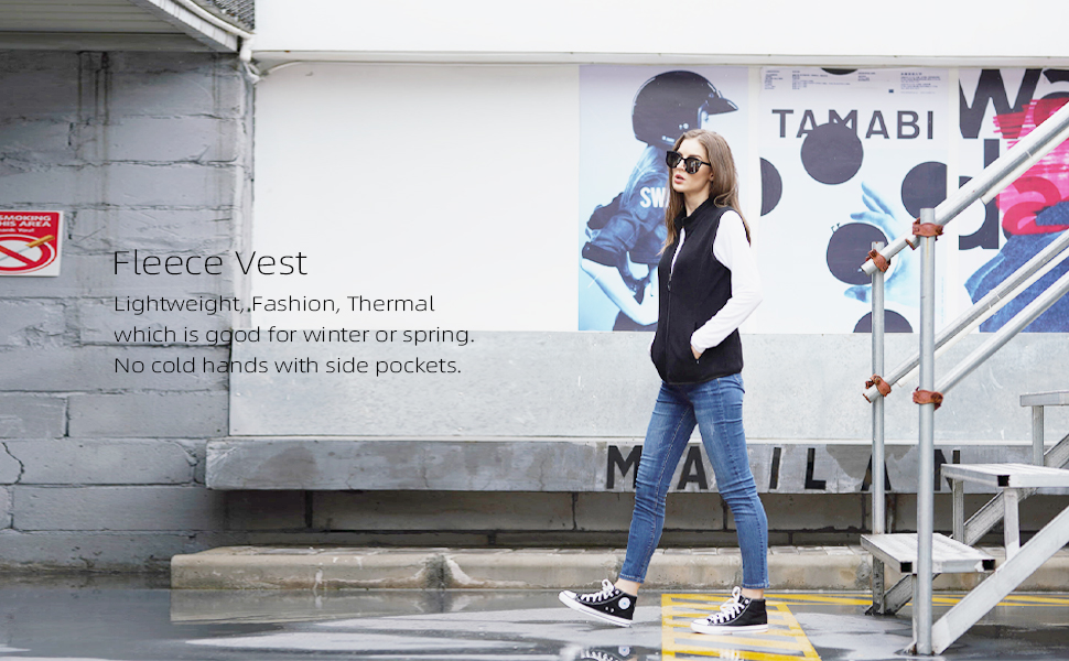 Fuinloth Women's Fleece Vest