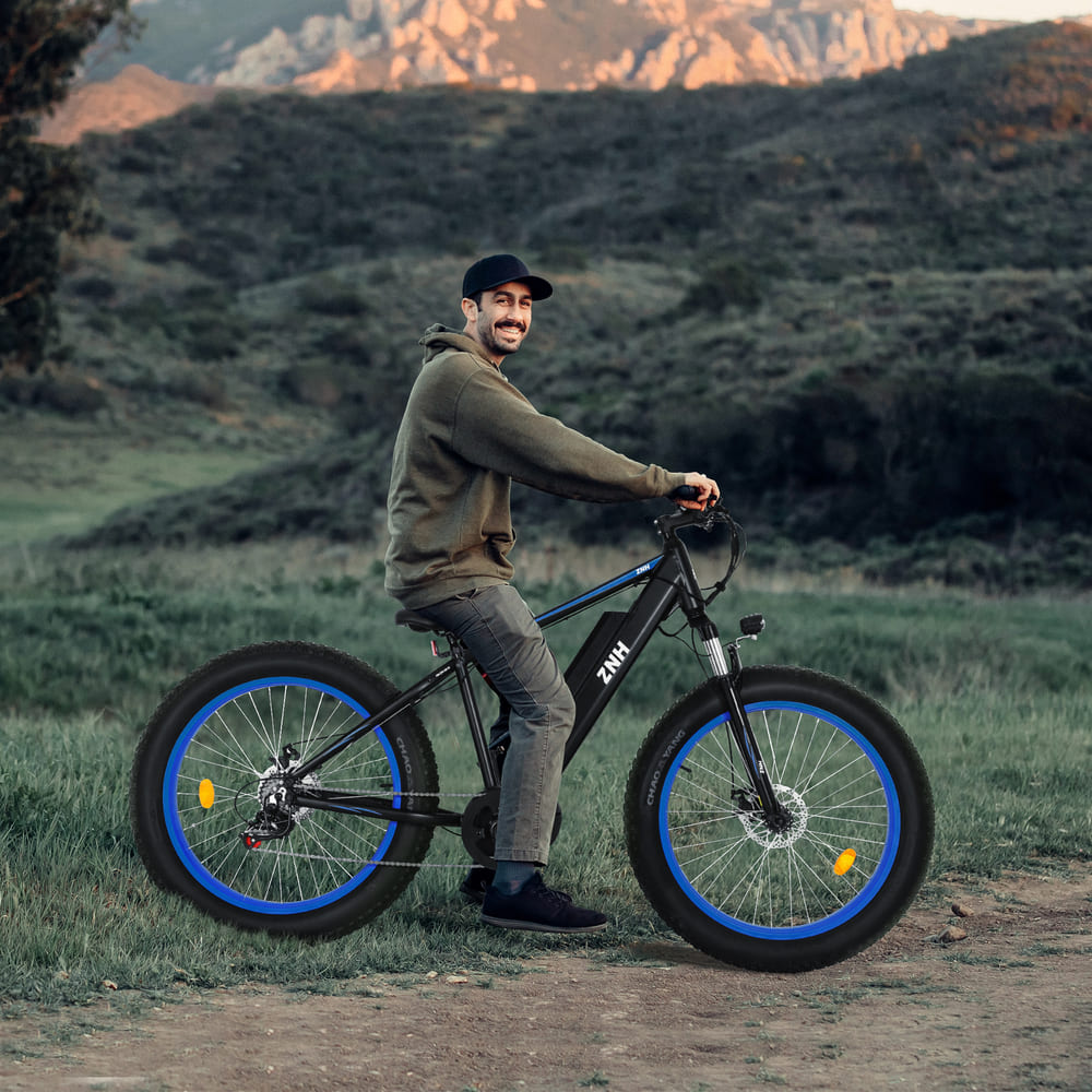 ZNHEBIKE Z6 Electric Fat Tire Mountain Bike