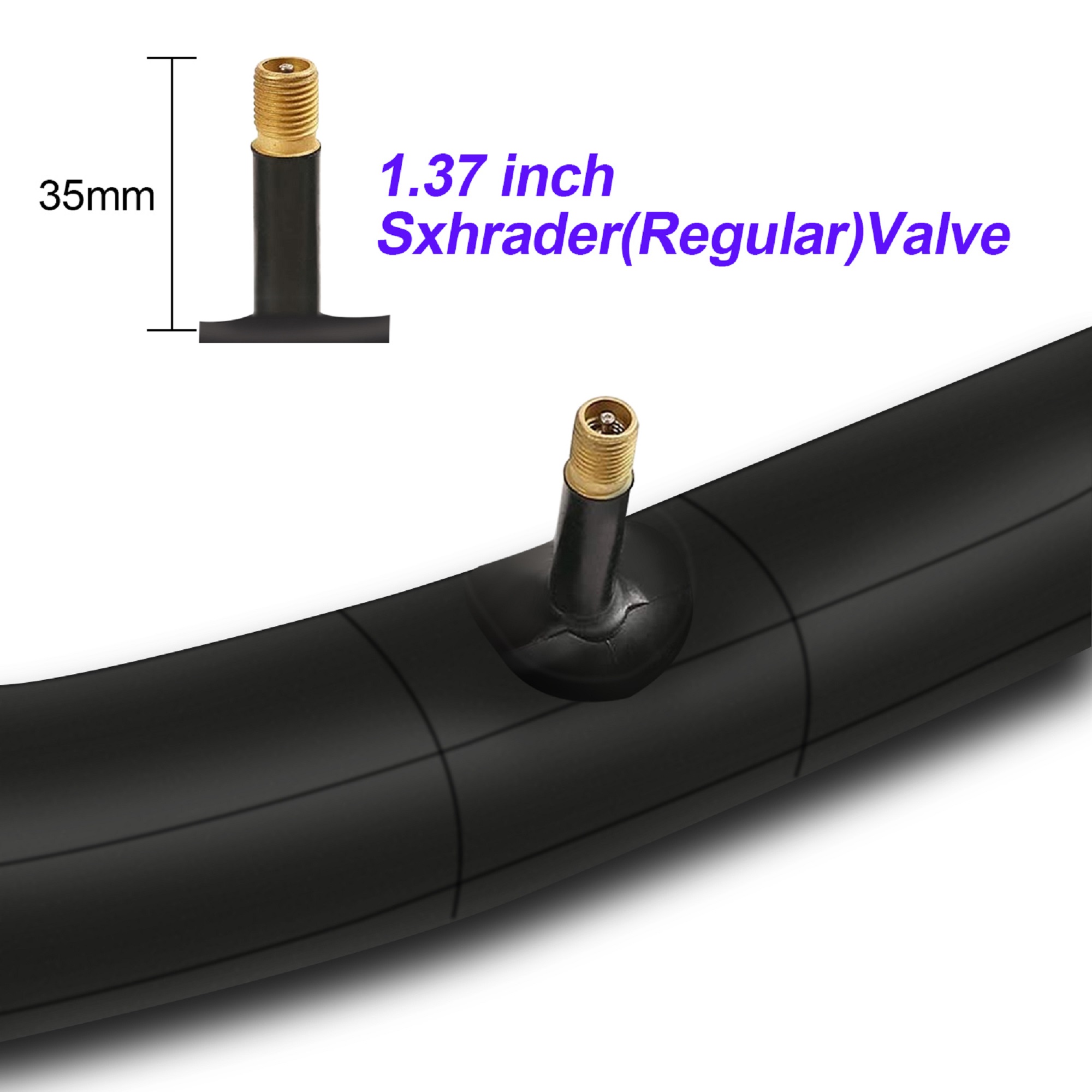ZNHEBIKE E-Bike Inner Tube 20" x 4.0"