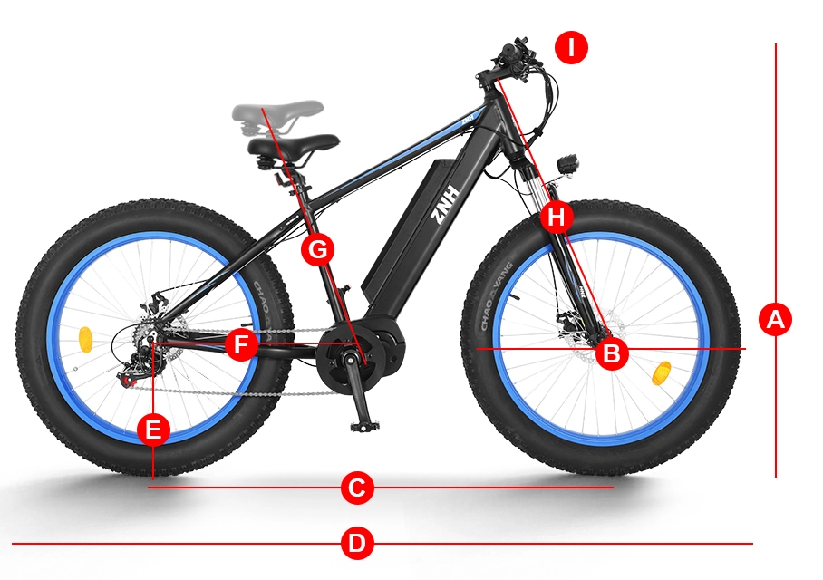 ZNH Z6 Electric Bike Geometry and Specifications
