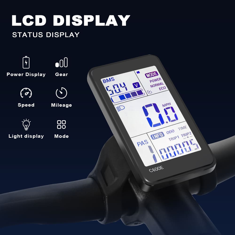 ZNHEBIKE Z6 Electric Fat Tire Mountain Bike