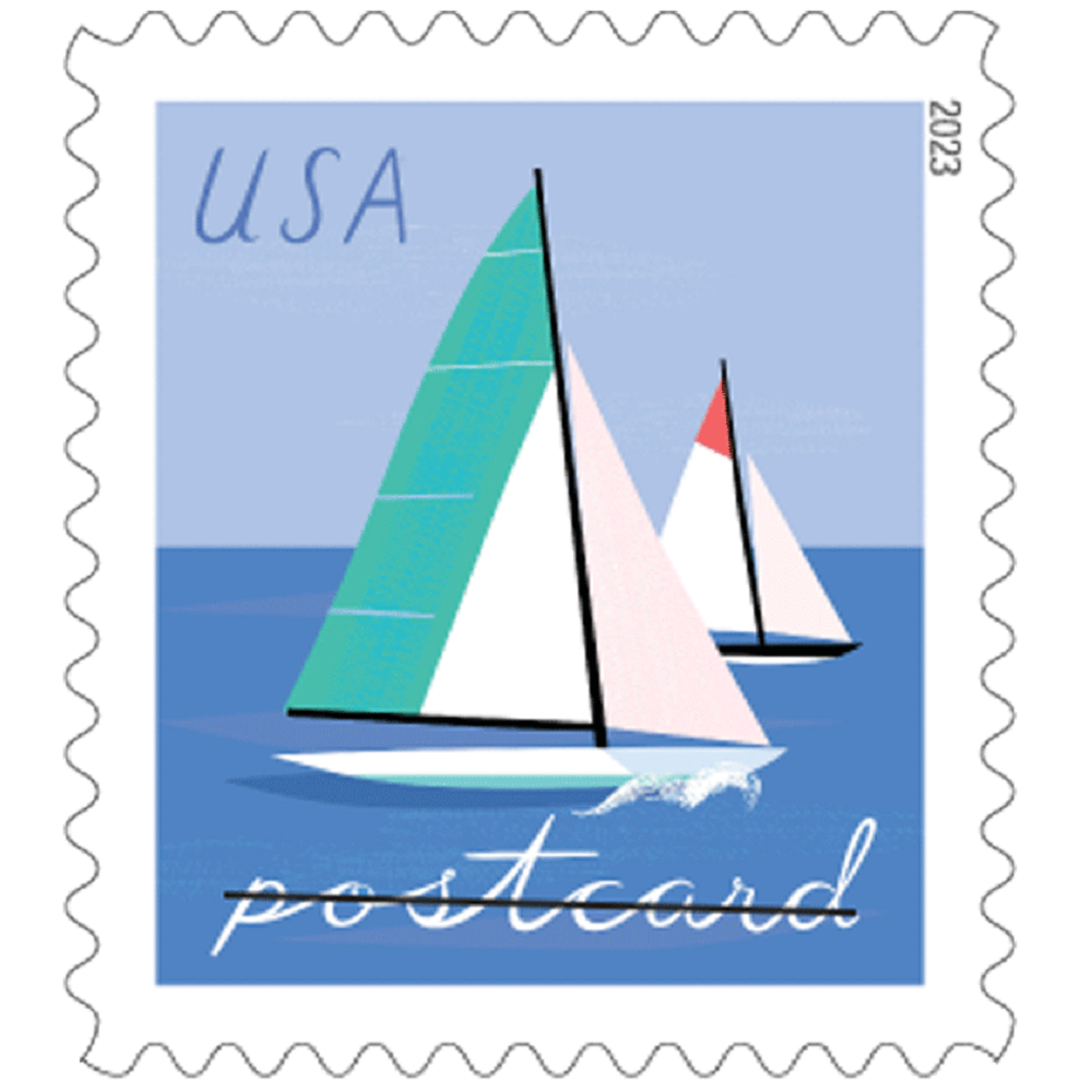 Sailboats Postcard 2023