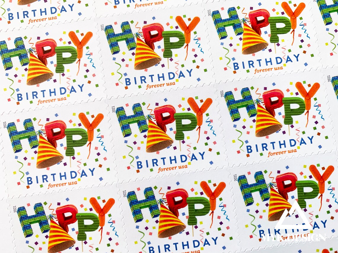 Happy Birthday 2021, 100pcs