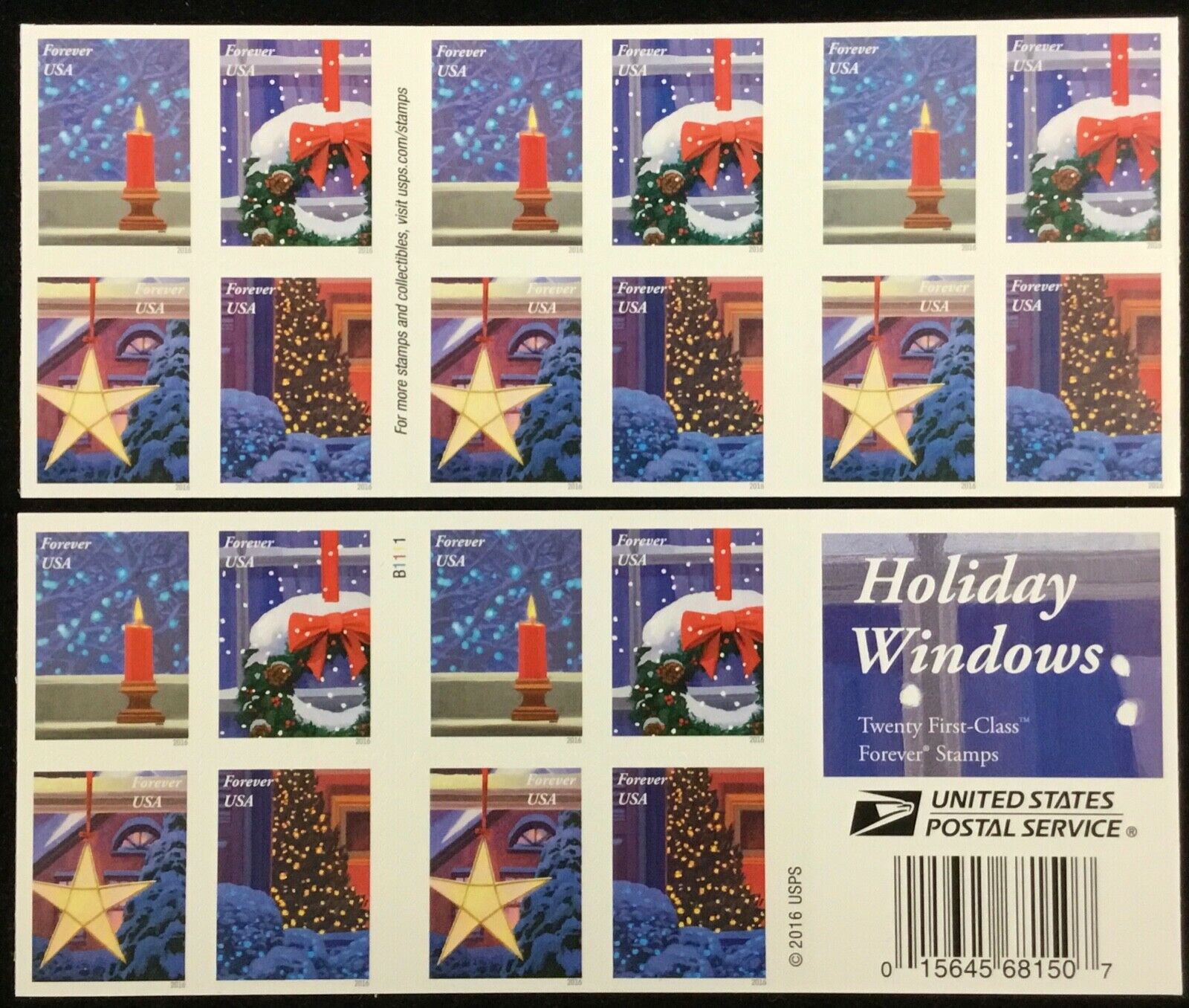 Holiday Windows 2016, 100pcs