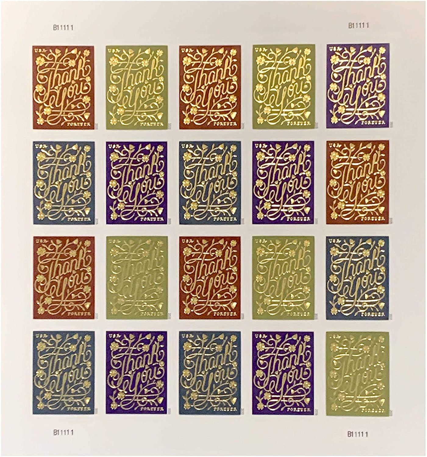 2020 USPS Thank You Forever Stamp 