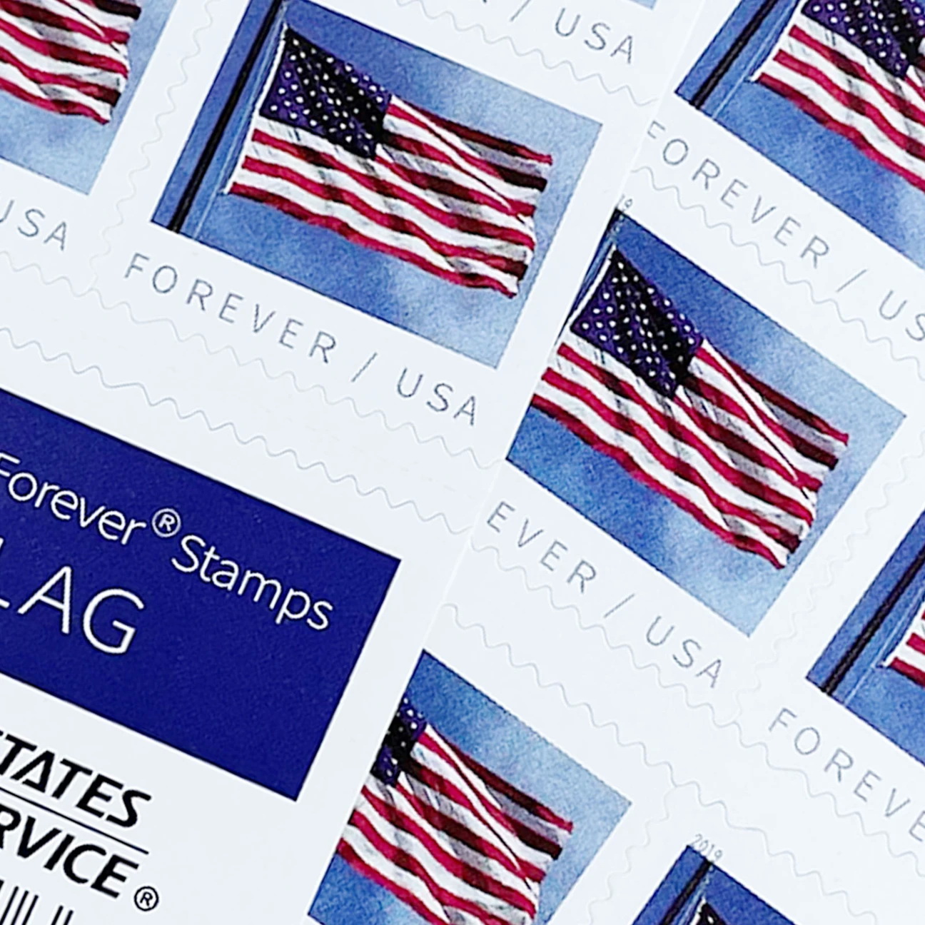 U.S. Flag 2019, Forever Stamps 100 Pcs
