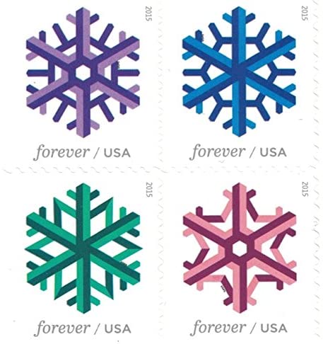 Geometric Snowflakers 2015, 100pcs