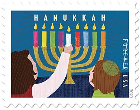 2020 Hanukkah Postage Stamp, 5 sheet/100pcs