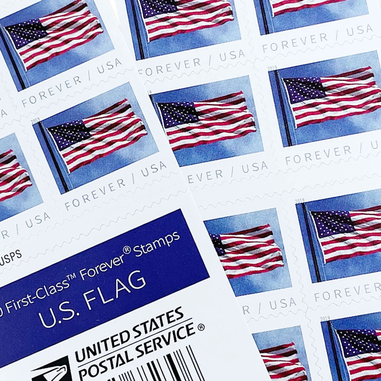 U.S. Flag 2019, Forever Stamps 100 Pcs
