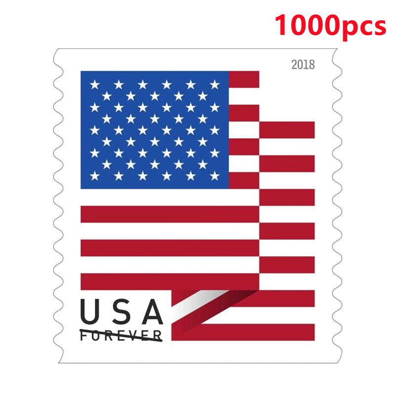 U.S. Flag 2018, 10 Roll / 1000 Pcs 