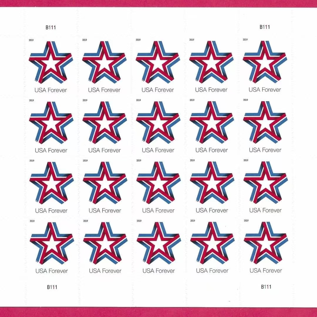 Star Ribbon 2019, 100Pcs