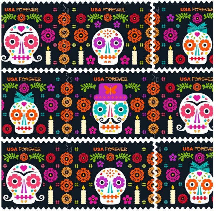 Day of the Dead Stamp 2021