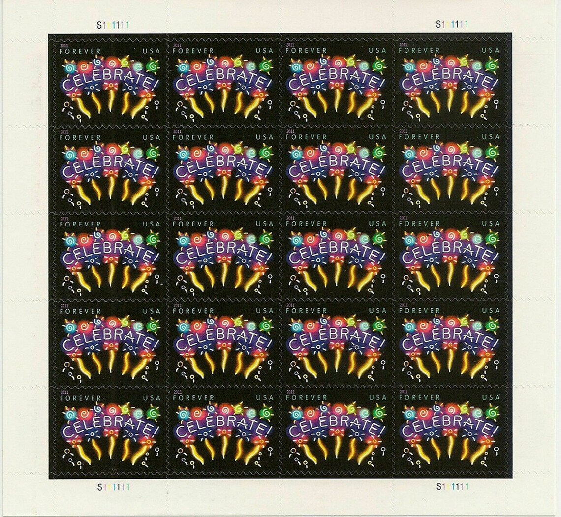 Celebrate 2011, 5 sheet/100pcs