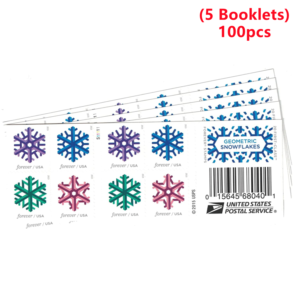 Geometric Snowflakers 2015, 100pcs