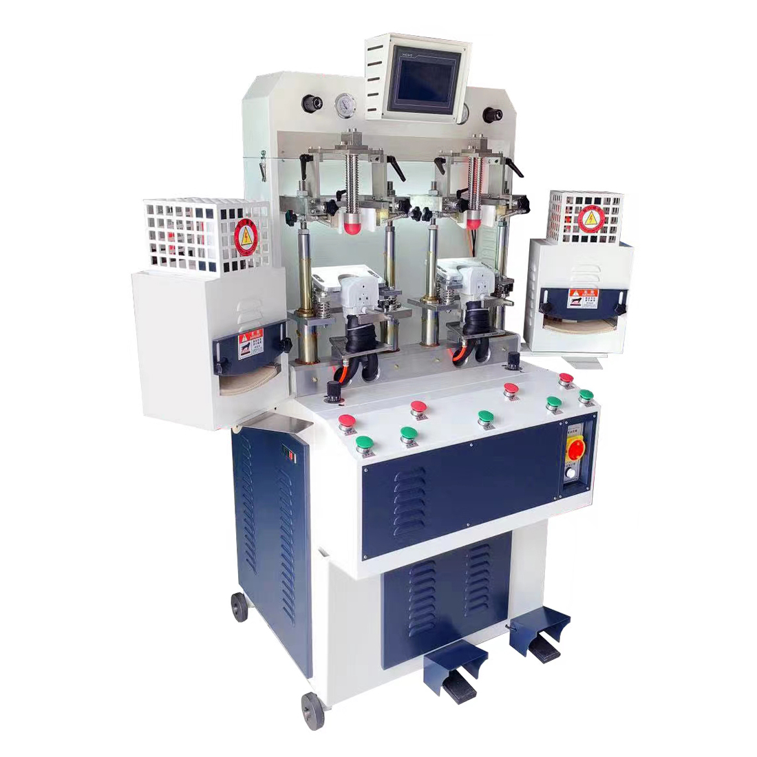 Two Cold Two Hot PLC Toe Moulding Machine