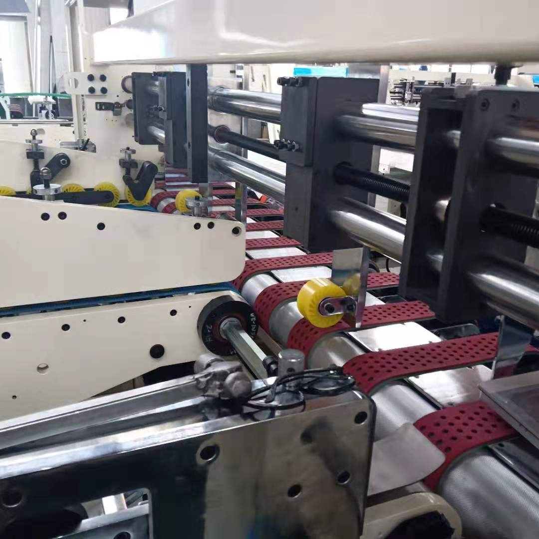 Auto Folder Gluer Stitcher Machine