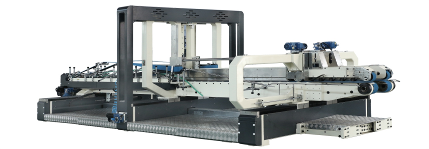 Auto Folder Gluer Stitcher Machine