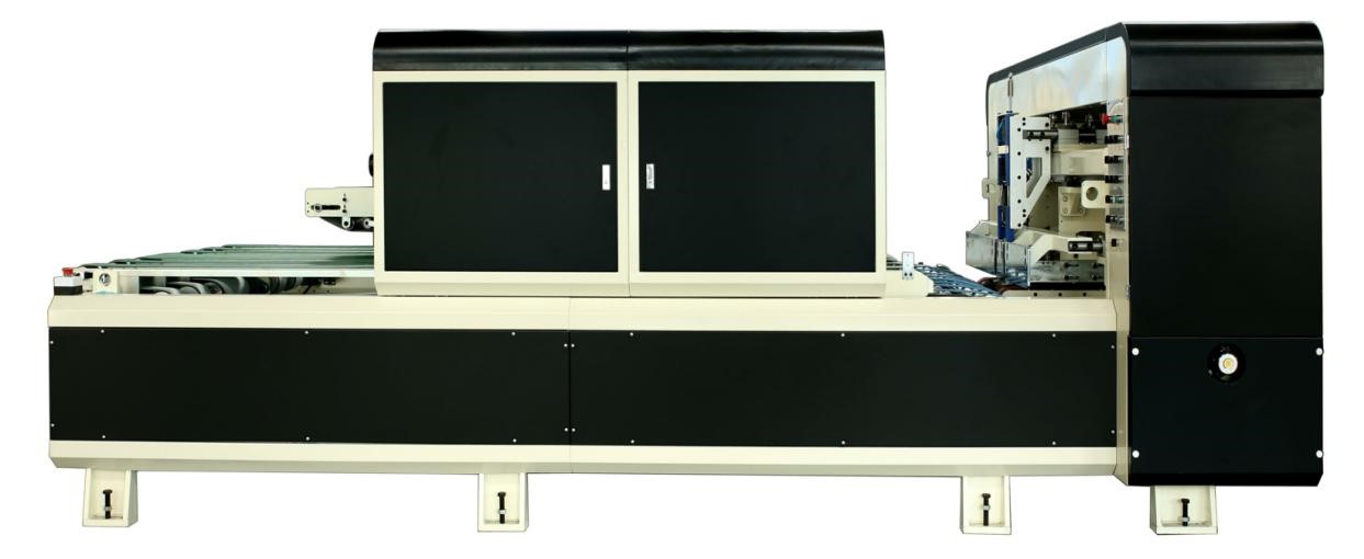 Auto Folder Gluer Stitcher Machine