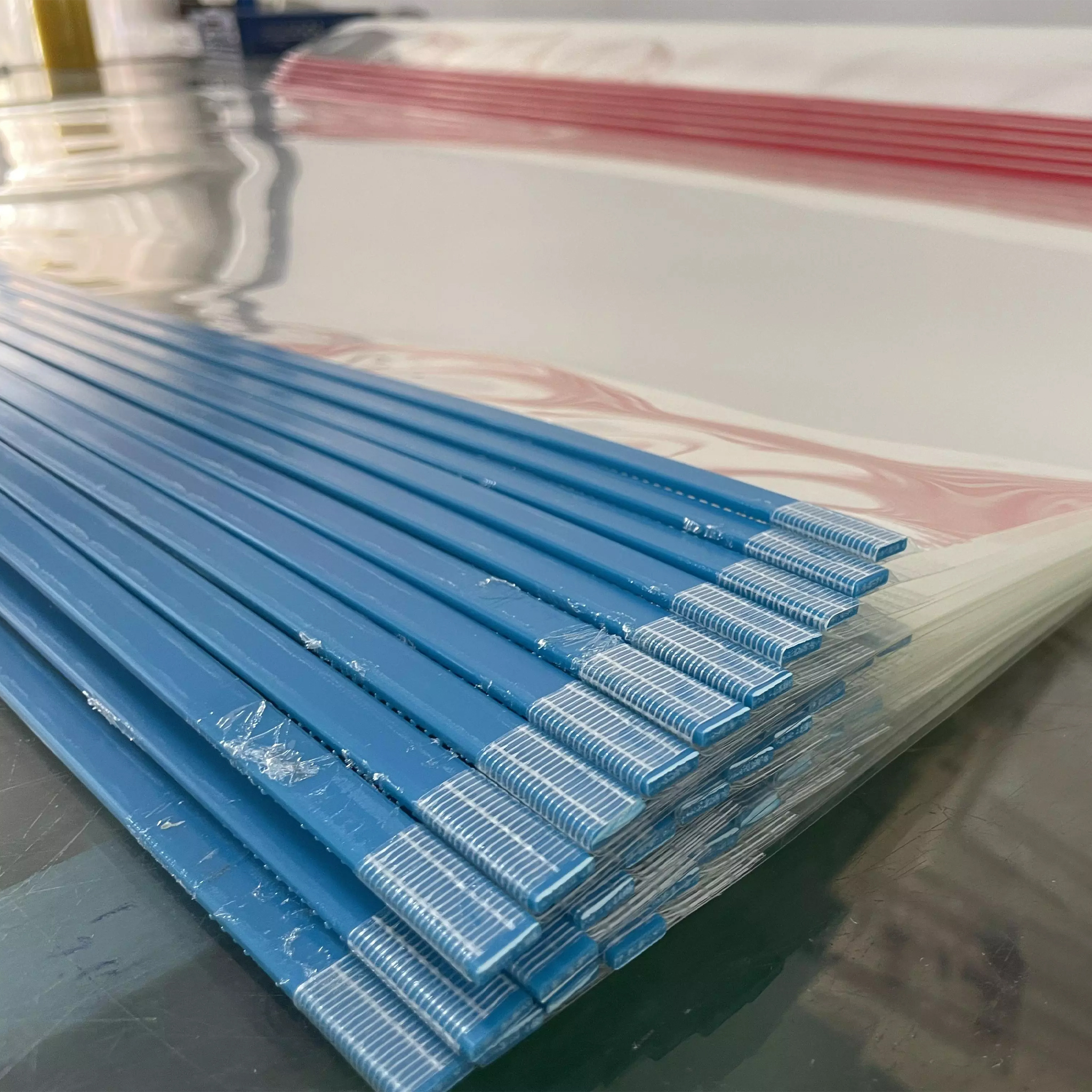 Strong Viscosity Transparent Cross Fiber Filament Adhesive Fiberglass Tapes For Corrugated Carton Printing Machine-FENGCHENG