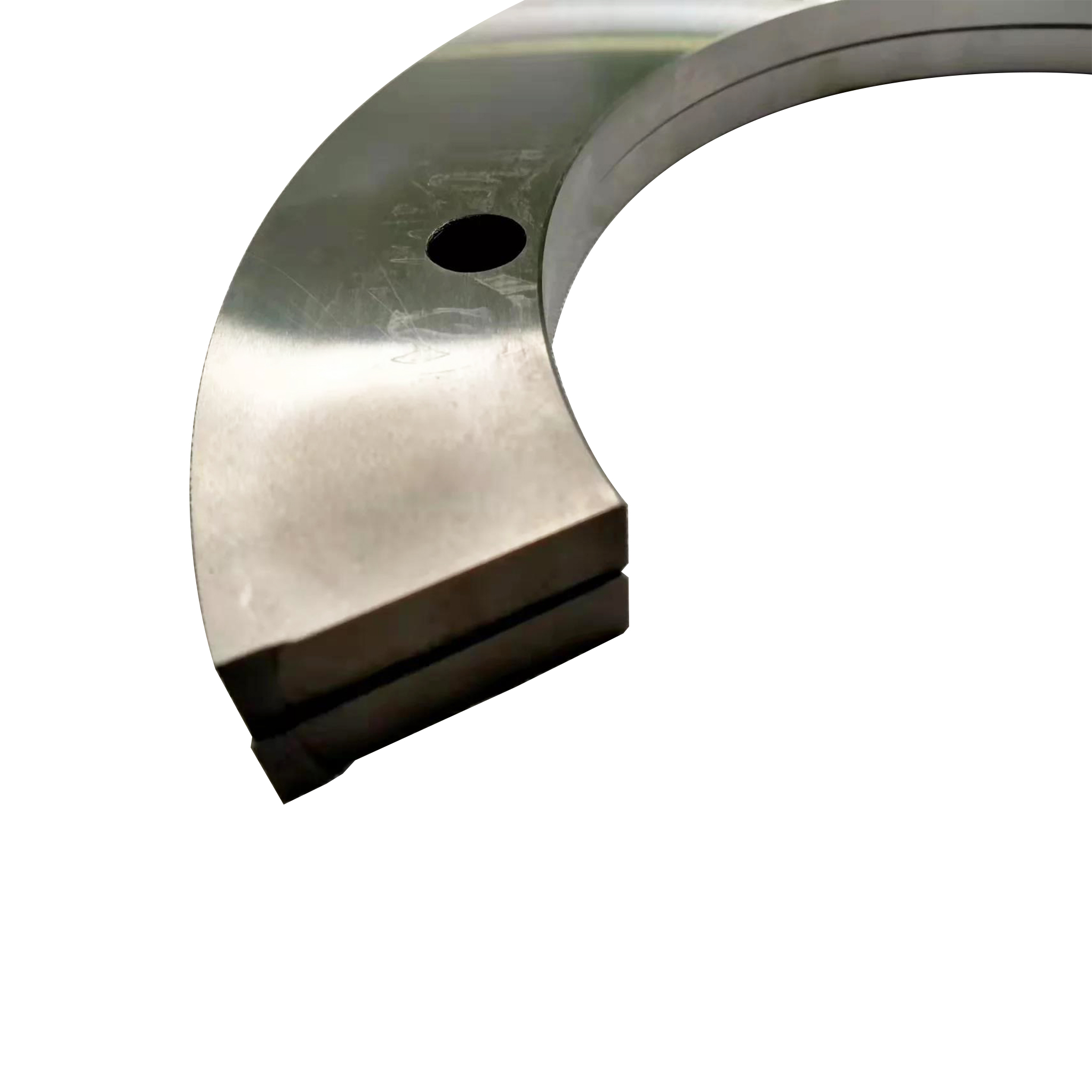 Slotted Lower Knife Precision Round Circular Knife Tungsten Carbide Corrugated Carton Paperboard-FENGCHENG