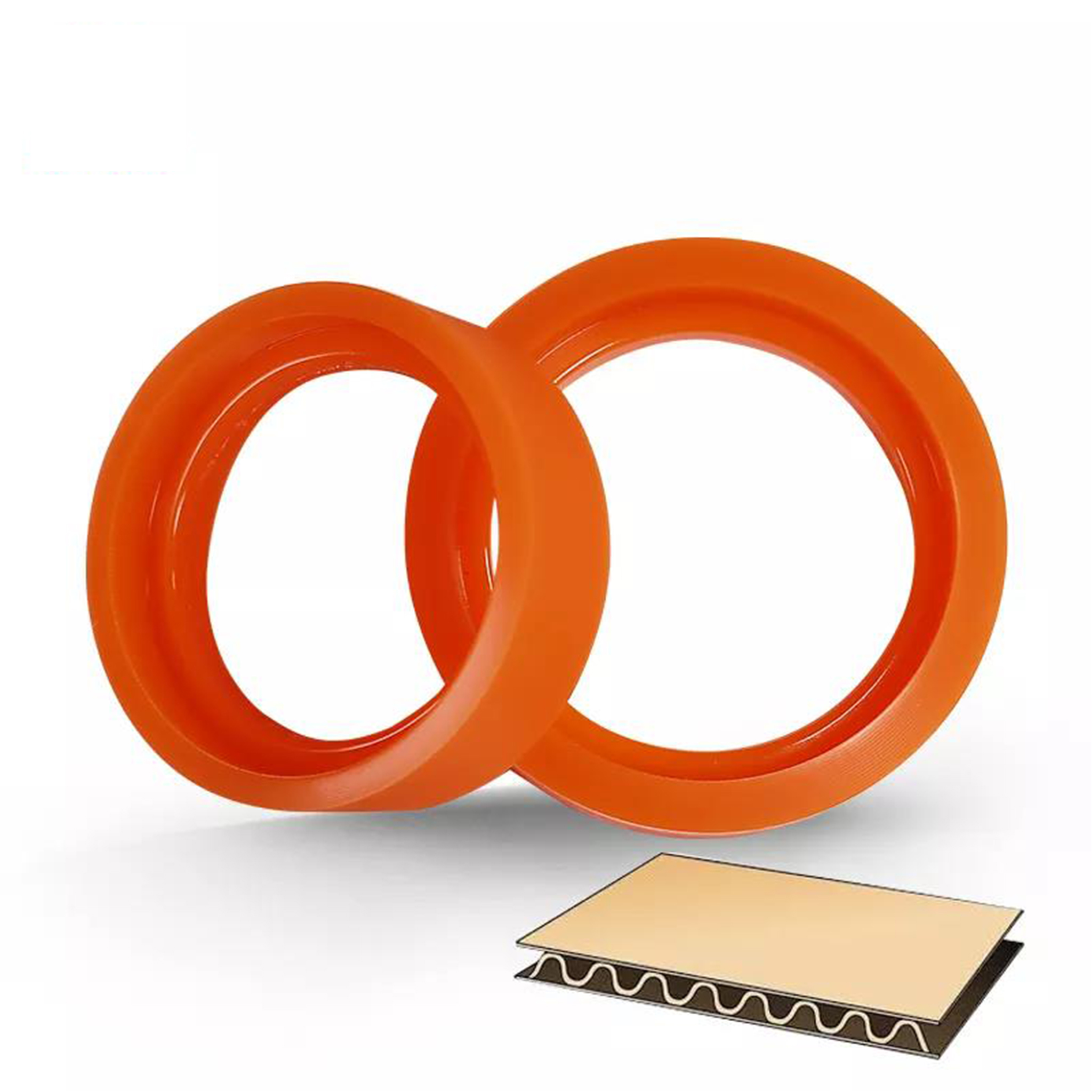 PU Polyurethane Circular Rubber Feeding Sun Wheel For Corrugated Carton Printing Machine Spare Parts-FENGCHENG