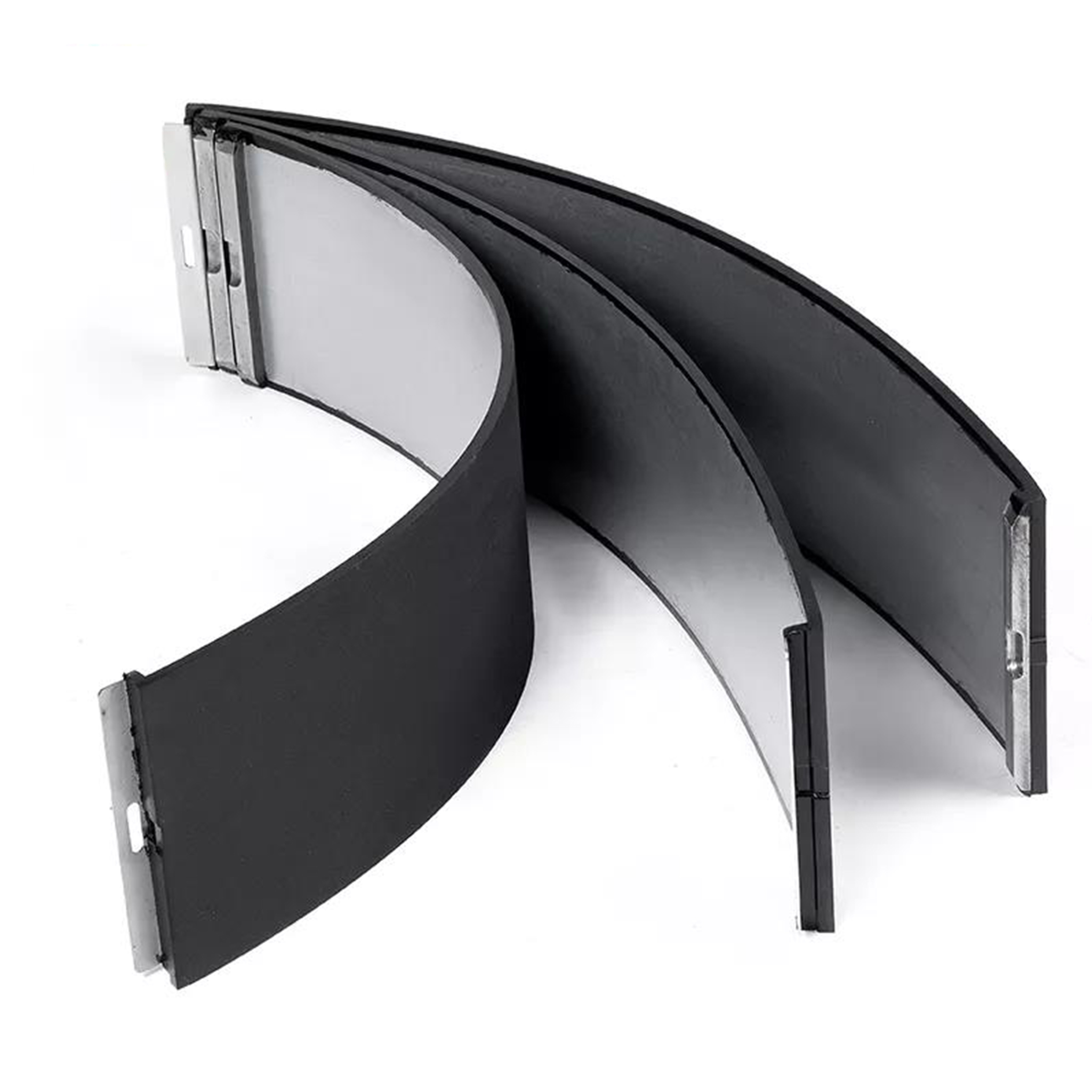 Black Fiberglass Easy Rotation Rotary Metal Plate Lining Die Cutting Pu Anvil Cover Rotatio For Rotary Die Cutter-FENGCHENG