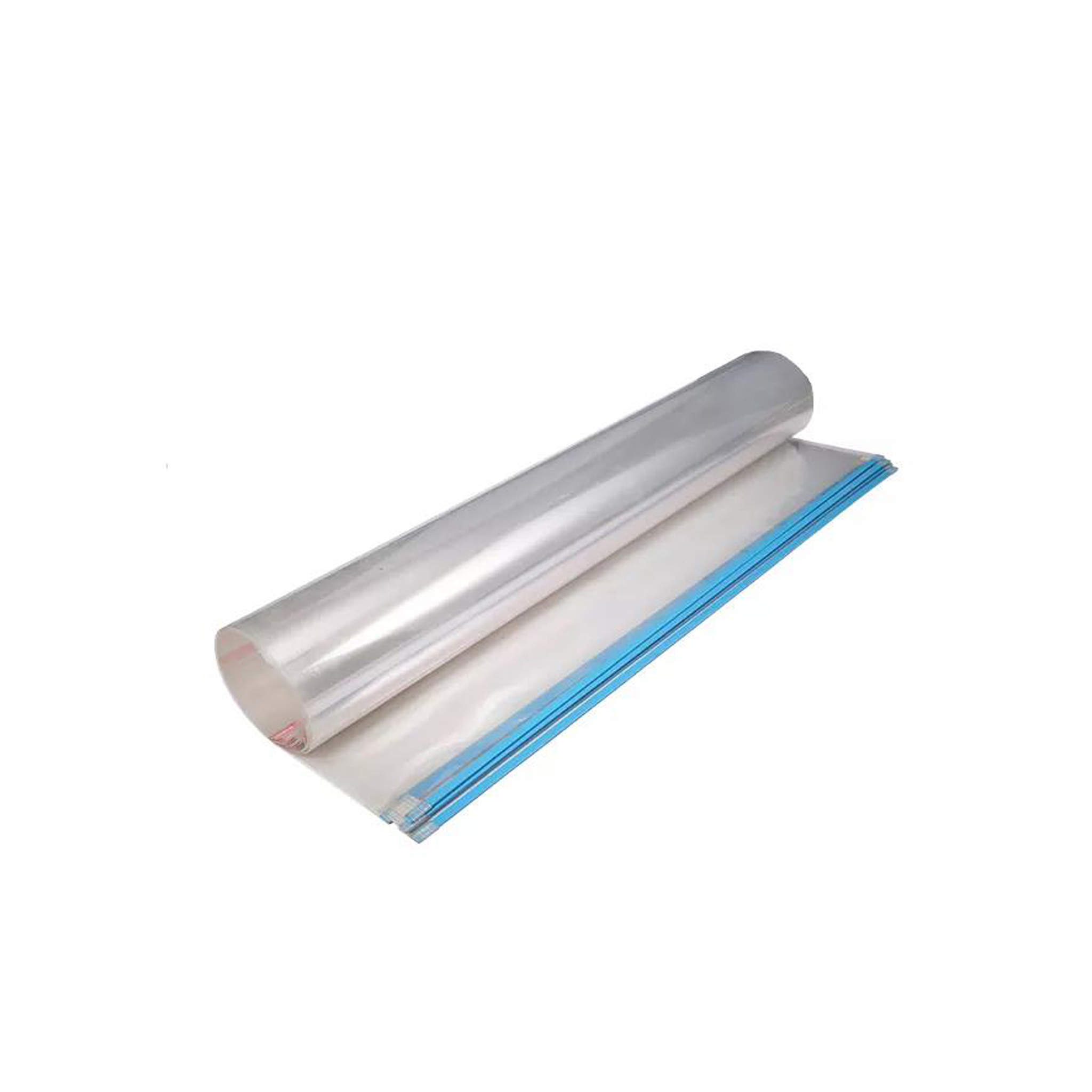 Custom Size Printing Machine Kit Soft Clear PET Film With Metal Strip Pink Blue-FENGCHENG