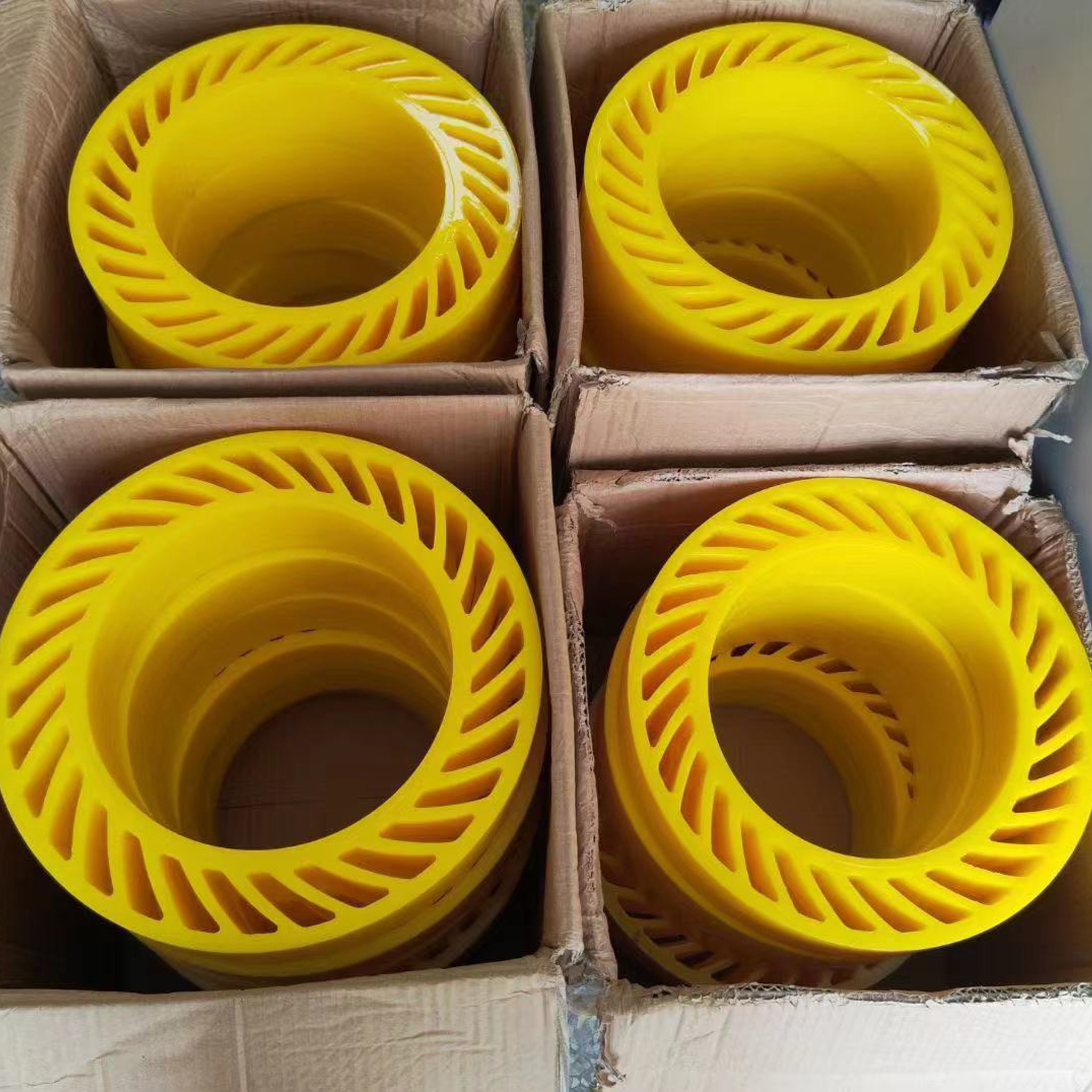 Carton Machine Pu Paper Feeding Wheel Die-cutting Machine Sun Wheel Wear-resistance And High Temperature Resistance Polyurethane-FENGCHENG