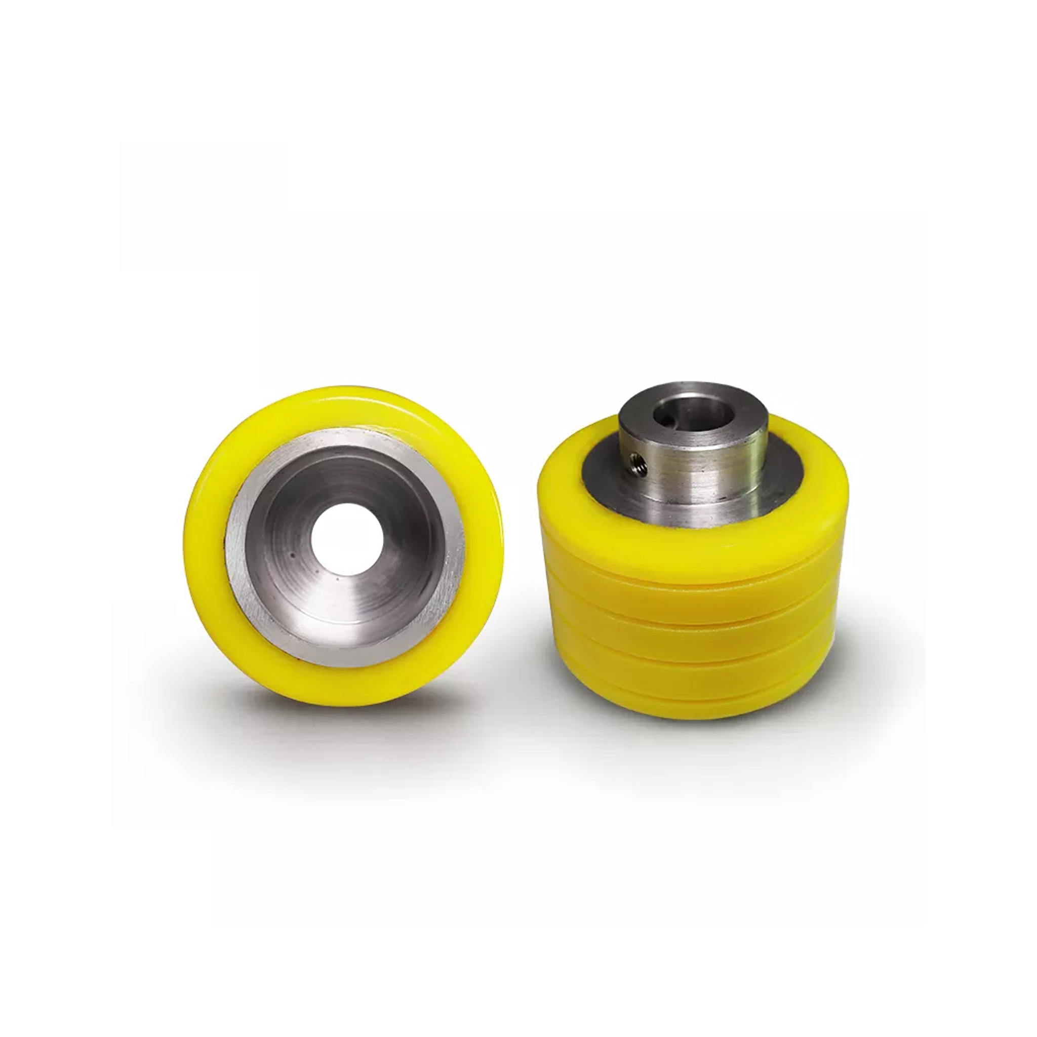 Semi-Automatic Stapler Box Carton Nailing Machine Spare Parts Polyurethane Coated Wheel Paper Feeding Roller-FENGCHENG