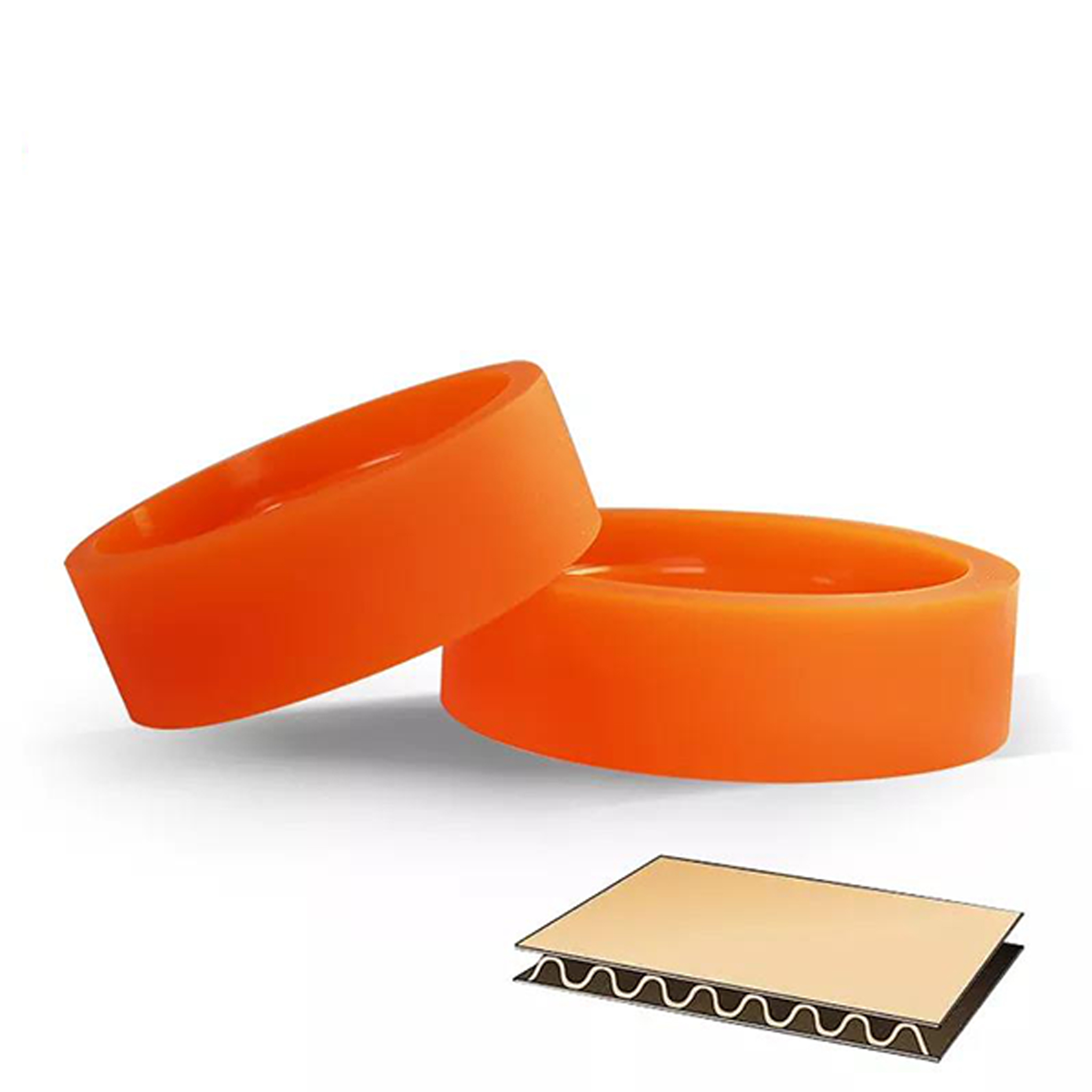 PU Polyurethane Circular Rubber Feeding Sun Wheel For Corrugated Carton Printing Machine Spare Parts-FENGCHENG