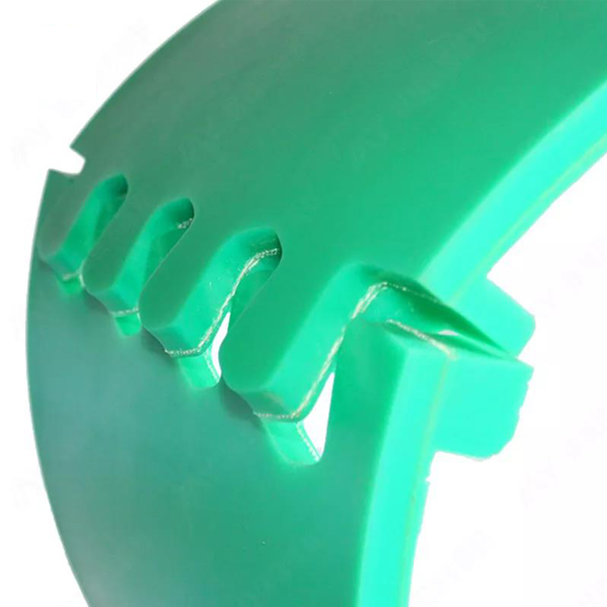 Green Fiberglass Easy Rotation Rotary Metal Plate Lining Die Cutting Pu Anvil Cover Rotatio 1370*250*10mm-FENGCHENG