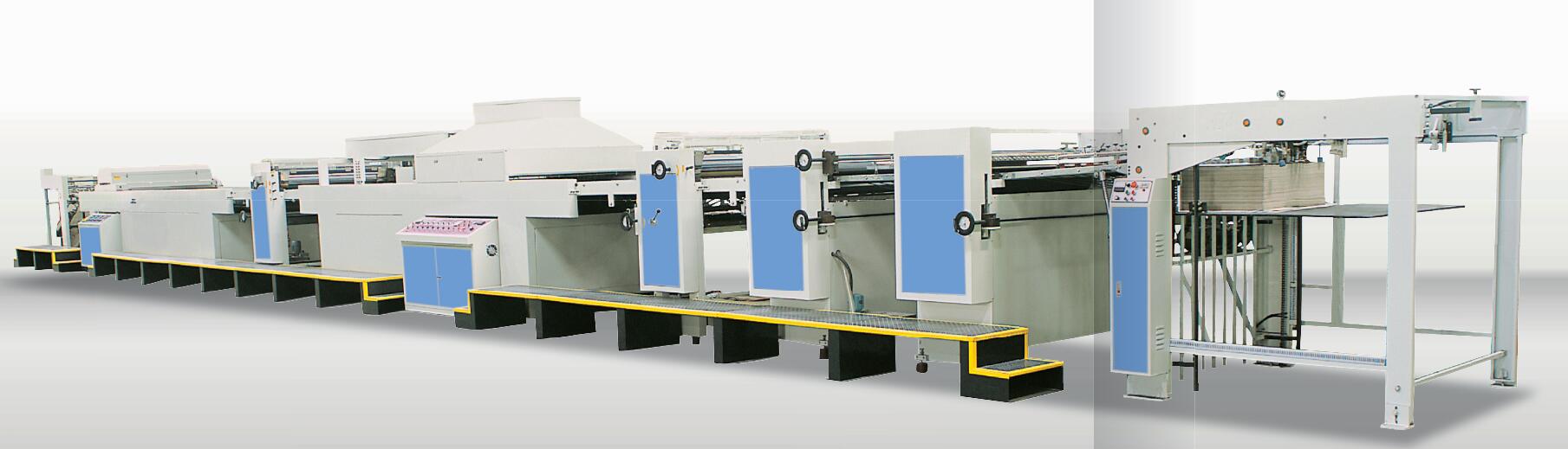 Fully Automatic High Speed Four-head UV Varnishing Machine