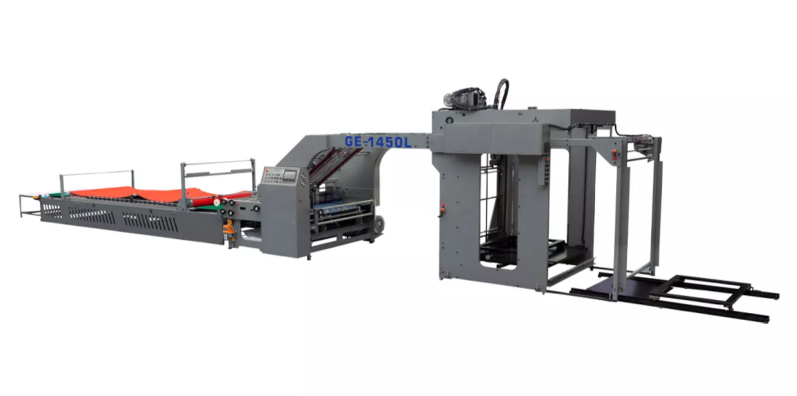 The Latest Version Intelligent Flute Laminator with max. speed up to 14000 sheets/hour  GE1450L